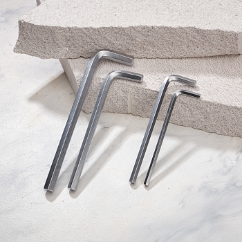 Набор ключей имбусовых HEX KRANZ 2,0-12 мм, CrV, 9 шт., удлиненные