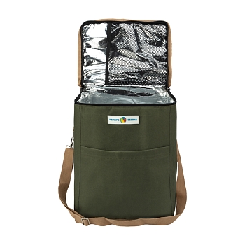 Сумка-холодильник (термосумка) 15л, 2 слоя утепления ЧЕТЫРЕ СЕЗОНА