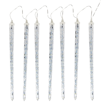 Гирлянда светодиодная Сосульки 230В, комплект 8 шт х 42 см, 36x8 LED, не соединяются