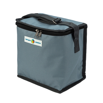 Сумка-холодильник (термосумка) 6л, 2 слоя утепления ЧЕТЫРЕ СЕЗОНА