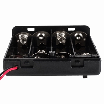 Отсек батарейный BH640, 4хАА (с проводами, закрытый), 1 штука