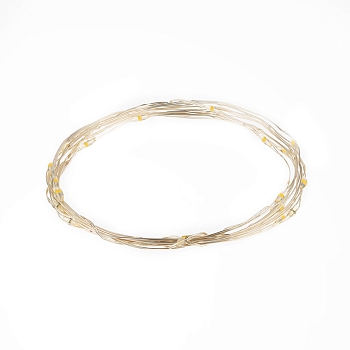 Гирлянда светодиодная Роса 2м, 20 LED, МУЛЬТИКОЛОР, IP20, тонкий батарейный блок, 2хCR2032 в комплекте NEON-NIGHT