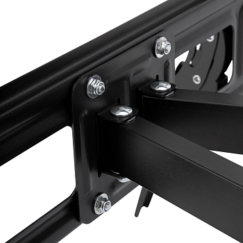 Кронштейн для телевизора 37"-75", наклонно-поворотный, двойное колено REXANT