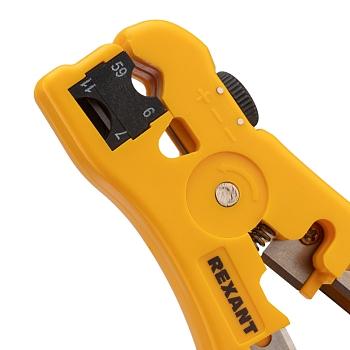 Инструмент HT-302 для зачистки и обрезки кабелей RG-58, RG-59, RG-6, RG-11 REXANT