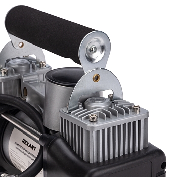 Компрессор автомобильный усиленный двухпоршневой (75л/мин, 10 АТМ) REXANT