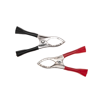 Зажим крокодил, длина 75мм, ток 30A, 2 шт., пакет БОПП REXANT