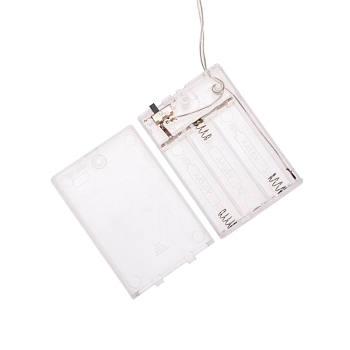 Тайские фонарики Вельвет 3,5 м, прозрачный ПВХ, 20 LED, теплый белый