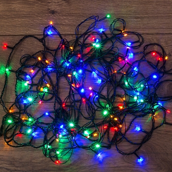 Гирлянда светодиодная универсальная 200 LED Мультиколор 20 метров, с контроллером
