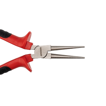 Круглогубцы 160мм никелированные, двухкомпонентные рукоятки REXANT