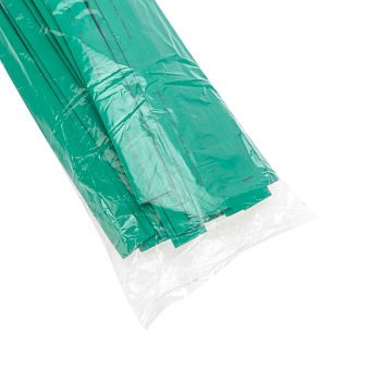 Трубка термоусаживаемая ТУТ 18,0/9,0мм, зеленая, упаковка 50 шт. по 1м, PROconnect