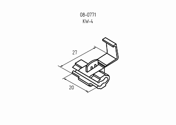 Ответвитель питания 1.0-2.5 мм² (ОВ-2/ЗПо-1 1,0-2,5) синий REXANT
