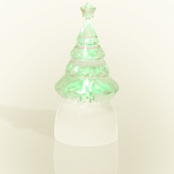 Фигура светодиодная на подставке Ёлочка Кристалл, RGB