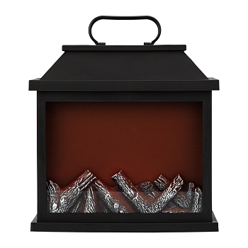 Светодиодный камин Авангард с эффектом живого огня 30х13х30 см, батарейки 3хС (не в комплекте) или от USB (в комплекте)