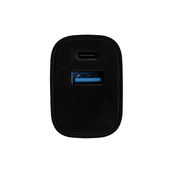 Сетевое зарядное устройство REXANT USB + Type-C, 5V, 2.4 A, черное