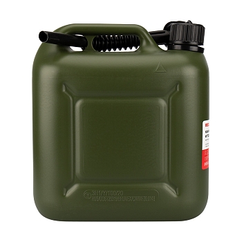 Канистра для ГСМ и технических жидкостей, вертикальная, 10л, пластиковая, усиленная REXANT