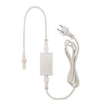 Гирлянда светодиодная Занавес 2х1,5м 360 LED БЕЛЫЙ белый КАУЧУК IP67 постоянное свечение 230В блок в комплекте NEON-NIGHT