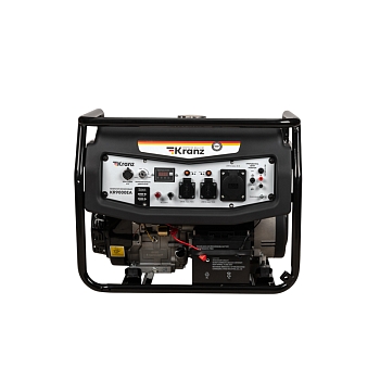 Генератор бензиновый KR9000EA, 9,0кВт, 230В, 25л, коннектор автоматики, электростартер KRANZ