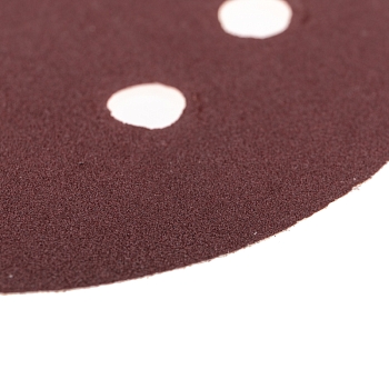 Диск абразивный на ворсовой основе, на липучке, перфорированный, P180, 125мм, 10 шт. KRANZ