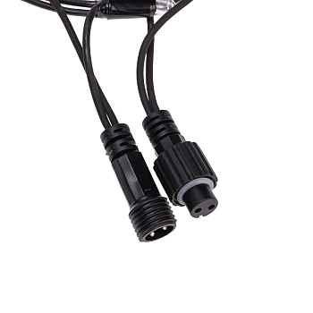 Гирлянда светодиодная Нить 12м 120 LED МУЛЬТИКОЛОР черный каучук IP67 постоянное свечение 230В соединяется нужен блок 315-000 NEON-NIGHT