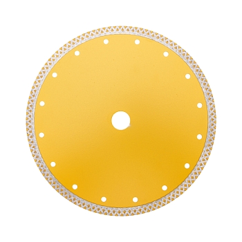 Диск алмазный отрезной сплошной, 230х22,2мм, сухой/мокрый рез KRANZ