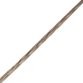 Трос стальной в ПВХ оплетке d=2,0мм, прозрачный (бухта 200м) REXANT