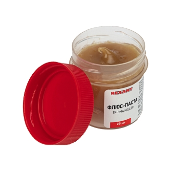 Флюс для пайки, паста TR-RMA KELLER, 20мл, банка, блистер REXANT