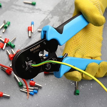 Кримпер HT-864 для обжима штыревых наконечников 0,25-6,0мм² REXANT