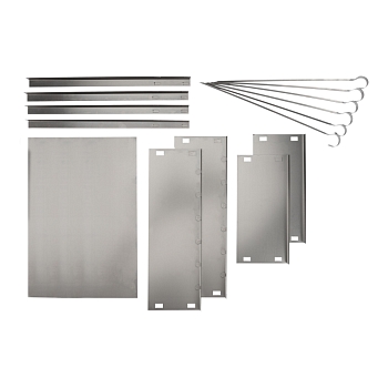 Мангал сборный походный 350х250х350мм, с 6 шампурами, в пленке СОКОЛ