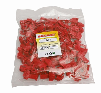 Ответвитель питания 0.5-1.0 мм² (ОВ-1/ЗПО-1 0,5-1,5) красный REXANT