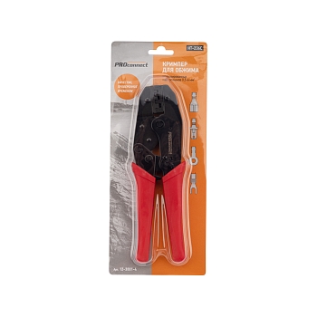 Кримпер HT-236C для обжима неизолированных автоклемм 0,5-6,0мм² PROconnect