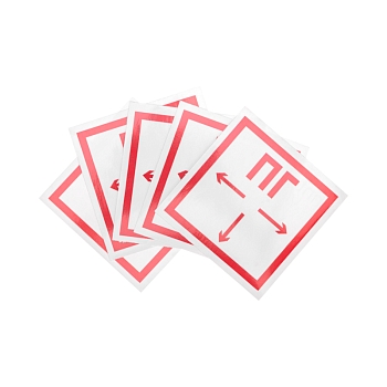 Наклейка знак пожарной безопасности "Пожарный гидрант"100*100 мм REXANT