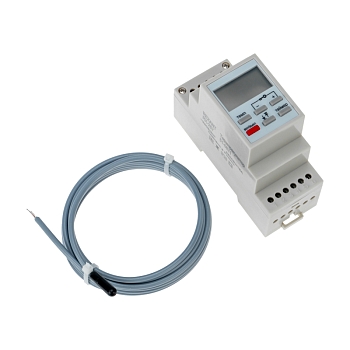 Терморегулятор цифровой RX-257 программируемый, c диапазонами работы (на DIN-рейку) REXANT