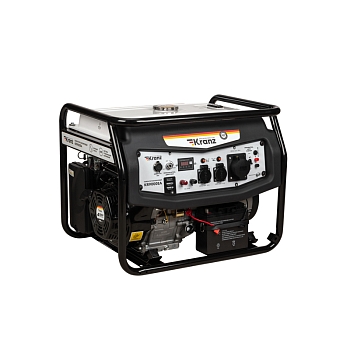 Генератор бензиновый KR9000EA, 9,0кВт, 230В, 25л, коннектор автоматики, электростартер KRANZ