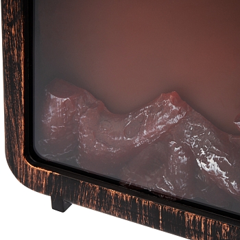 Светодиодный камин Лофт USB с эффектом живого огня 17х10х24.5 см NEON-NIGHT