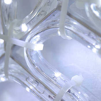 Фигура световая Снежинка цвет белый, размер 55x55см NEON-NIGHT