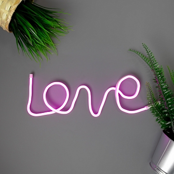 Набор для создания неоновых фигур NEON-NIGHT Креатив 90 LED, 0.75 м, розовый