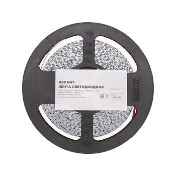 Лента светодиодная 24В, SMD2835, 9,6Вт/м, 120 LED/м, 4000K, 10мм, 5м,IP20 REXANT