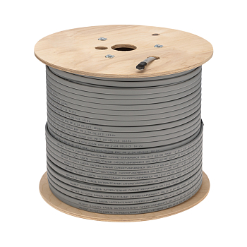 Кабель греющий (нагревательный) саморегулирующийся SRL16-2, неэкранированный, 16Вт/м, 0,9мм2/105м, бухта 300м REXANT