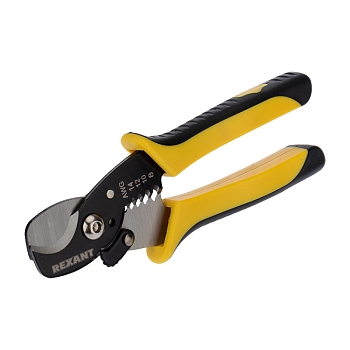 Кабелерез HT-50A МАСТЕР диаметр до 13,5мм, с функцией зачистки кабеля 0,5-6мм² REXANT