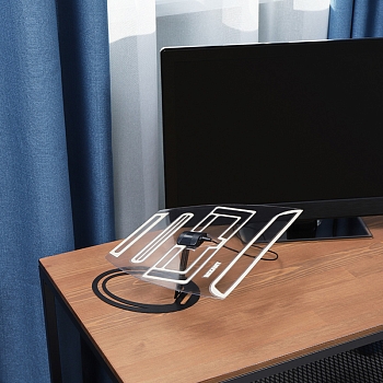 Антенна комнатная для цифрового телевидения DVB-T2, Ag-702 REXANT