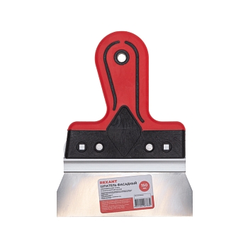 Шпатель фасадный, нержавеющая сталь, 150мм, 2-компонентная ручка REXANT
