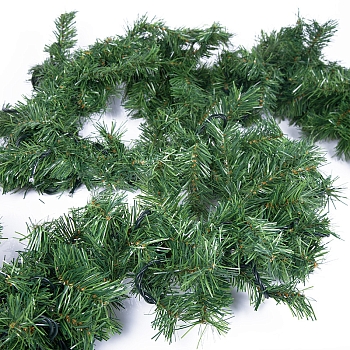 Еловый шлейф 2,7м, диаметр 26см, теплое белое свечение 80 LED с эффектом мерцания NEON-NIGHT