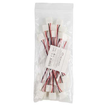 Коннектор соединительный  для одноцветных светодиодных лент с влагозащитой шириной 10 мм, длина 15 см LAMPER