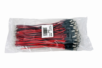 Разъем питания DC штекер 2,1х5,5мм с проводом 20 см REXANT