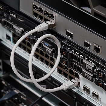 Шнур коммутационный, патч-корд F/UTP RJ45-RJ45, CAT 5e, LSZH серый, 0,5м REXANT