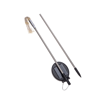 Светильник грунтовый Салют, 3000К, встроенный аккумулятор, солнечная панель REXANT