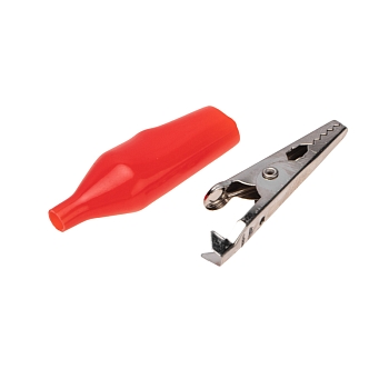 Зажим крокодил в изоляторе, длина 56мм, ток 5A, 2 шт., пакет БОПП REXANT