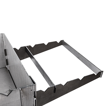 Мангал разборный 910х295х155мм, в картонной коробке СОКОЛ