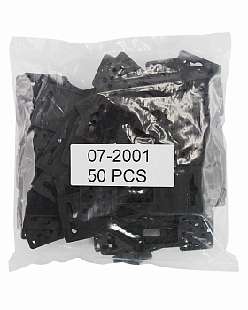 Ценникодержатель черный (50 шт/уп) REXANT