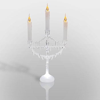 Фигура на подставке Подсвечник со свечками 50 см